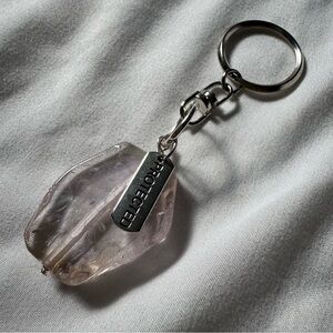 Protection Crystal Gemstone Keychain + Purse Charm